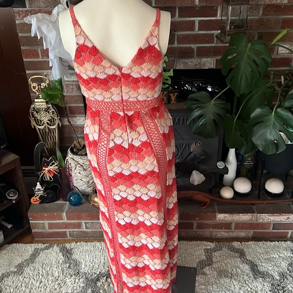 Zac Posen Misty Crochet Shell Gown - Picture 8 of 13